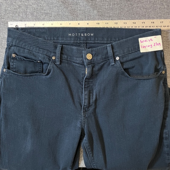 Mott & Bow Straight Fit Mercer Stretch Jeans - Men's Size 34*31 - Blue - Picture 7 of 11